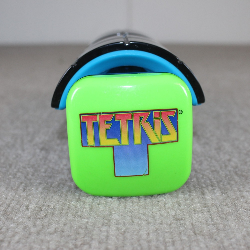 Hasbro Bop It Tetris Handheld Electronic Game Blue Translucent Light Up 2013 - Picture 2 of 6